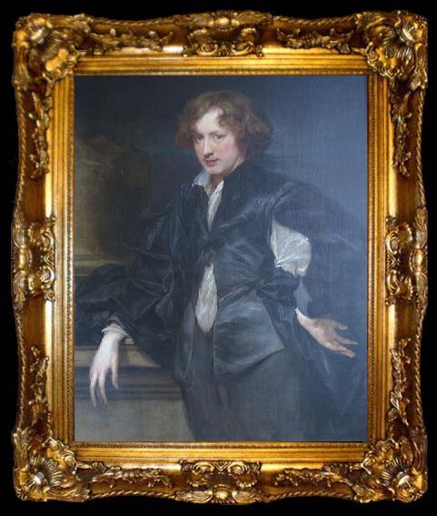 framed  Anthony Van Dyck Self Portrait, ta009-2